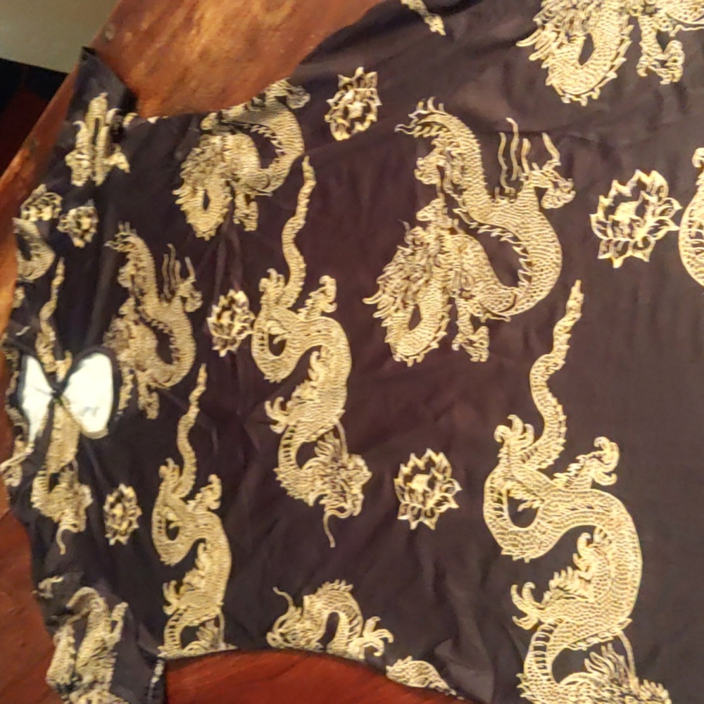 Asian keyhole dress